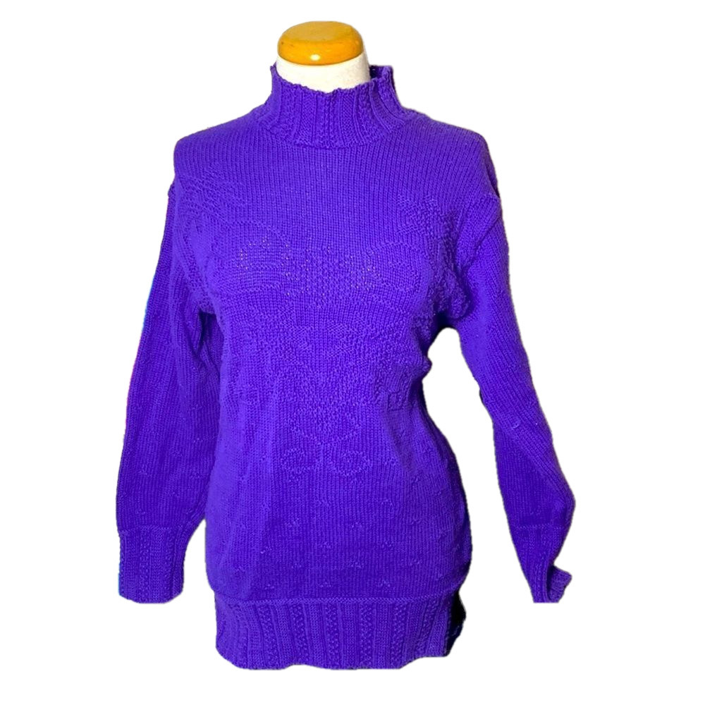 🌷VINTAGE🌷 Long Knit Turtleneck Sweater Dress